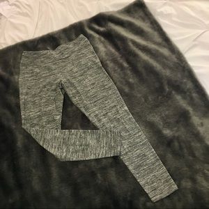 Grey & White Leggings